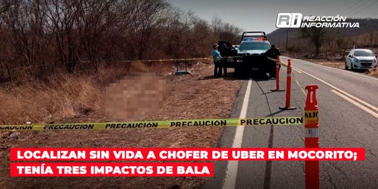 Localizan sin vida a chofer de Uber en la carretera Pericos-Badiraguato; tenía tres impactos de bala