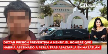 Dictan prisión preventiva a Henry, el hombre que habría asesinado a Perla tras asaltarla en Mazatlán