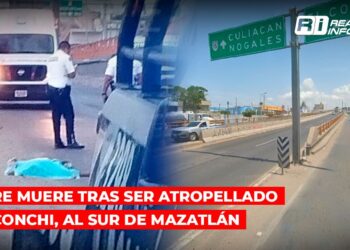 Hombre muere tras ser atropellado en el Conchi, al sur de Mazatlán