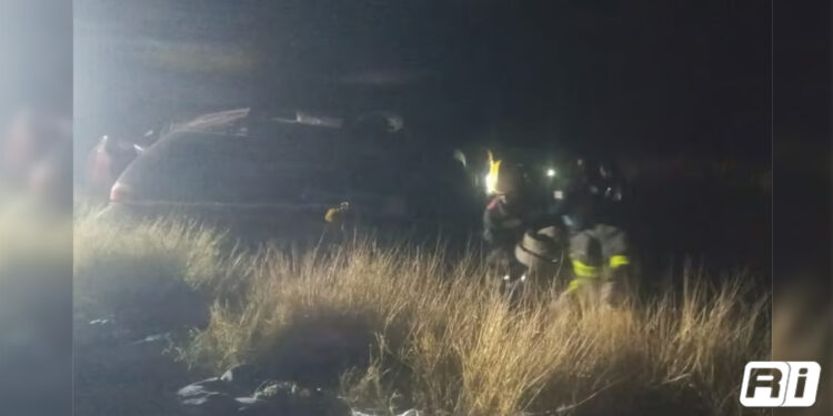 Seis muertos tras choque frontal en el municipio de Nazas en Durango