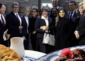 Sí hubo chicharrón en cena con AMLO y ‘corcholatas’: ¿Cuánto cuesta comer en restaurante El Mayor?