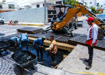 Obras públicas refuerza trabajos en el Colector Roosevelt previo a la temporada de lluvias