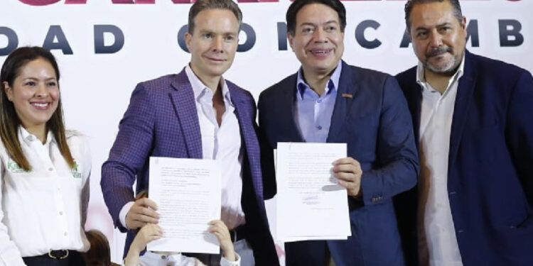 Manuel Velasco se registra como aspirante a candidatura presidencial; ofrece su mano a ‘corcholatas’