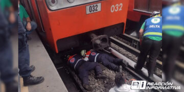 Hombre se lanza a vías del metro de la CDMX y sobrevive