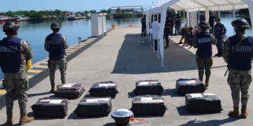 Semar asegura 320 kilos de cocaína en Chiapas