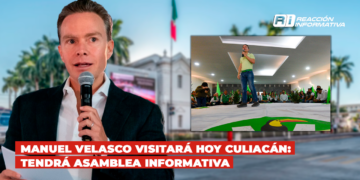 Manuel Velasco visitará hoy Culiacán: tendrá asamblea informativa