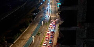 … Y todo por la luz y el agua; así fue el bloqueo de turistas sobre el malecón en Mazatlán