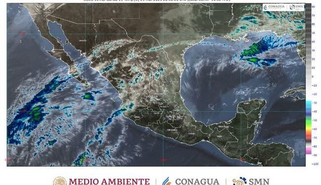 Se pronostican lluvias puntuales intensas para hoy en Sinaloa