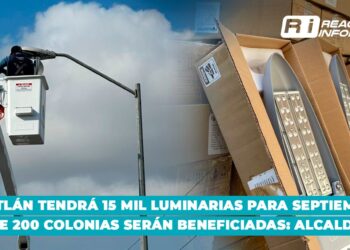 Mazatlán tendrá 15 mil luminarias para septiembre; más de 200 colonias serán beneficiadas: Alcalde
