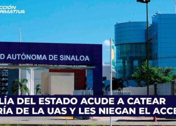 Fiscalía del Estado acude a catear Rectoría de la UAS y les niegan el acceso