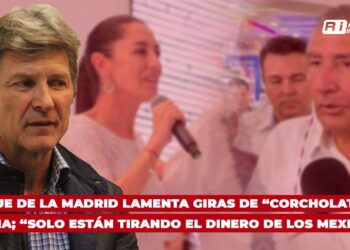 Enrique de la Madrid lamenta giras de “corcholatas” de Morena; “solo están tirando el dinero de los mexicanos”