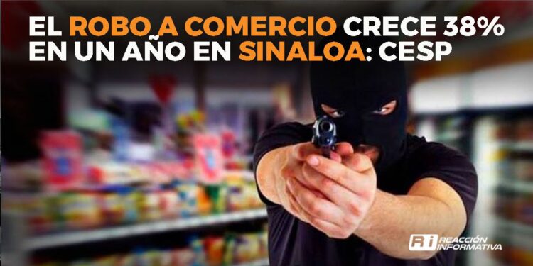 El robo a comercio es crece 38% en un año en Sinaloa: CESP