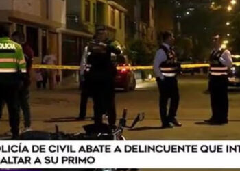 Policía abate a delincuente que intentó robar 166 mil pesos a su primo en Perú