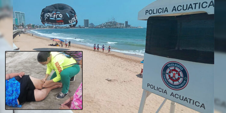 Con baja incidencia en playas de Mazatlán durante el fin de semana: Policía Acuática
