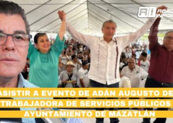 Por asistir a evento de Adán Augusto despiden a trabajadora de Servicios Públicos del Ayuntamiento de Mazatlán