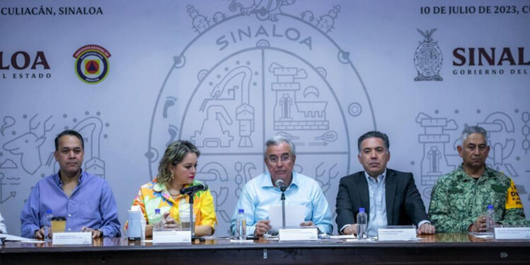 Encabeza Gobernador Rubén Rocha Moya Sesión Ordinaria del Consejo Estatal de Protección Civil