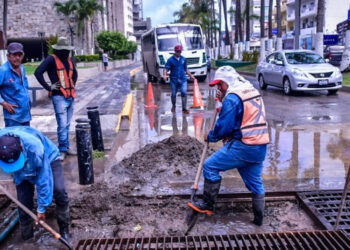 Con apoyo del Estado, se construirá un nuevo cárcamo pluvial en avenida Camarón Sábalo