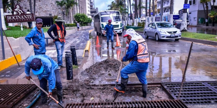 Con apoyo del Estado, se construirá un nuevo cárcamo pluvial en avenida Camarón Sábalo