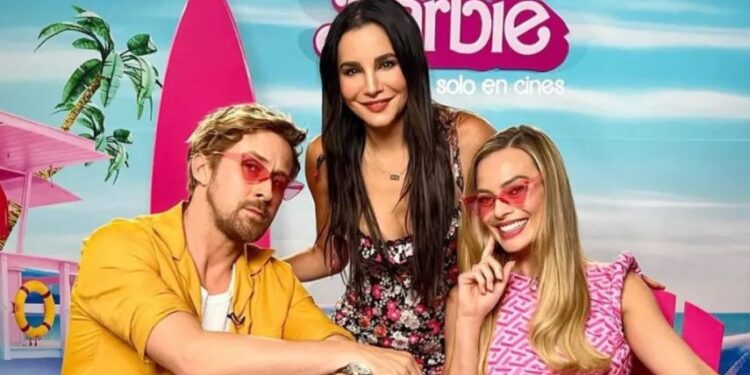 ¡Ahora sí es verdad! Martha Higareda estuvo con Ryan Gosling y Margot Robbie