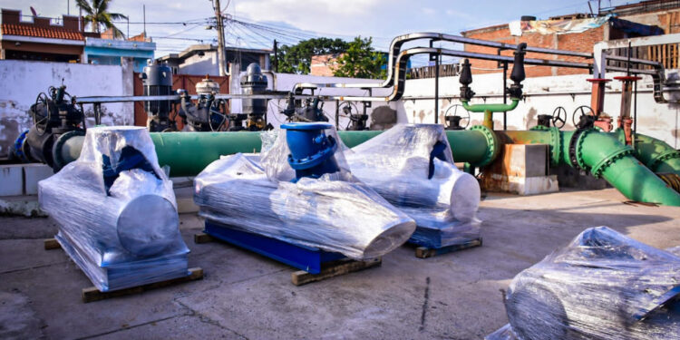 ¡Llegan bombas para el cárcamo 4 norte!