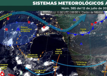 Se pronostican lluvias muy fuertes en Sinaloa para hoy miércoles; Calvin se aleja de costas nacionales