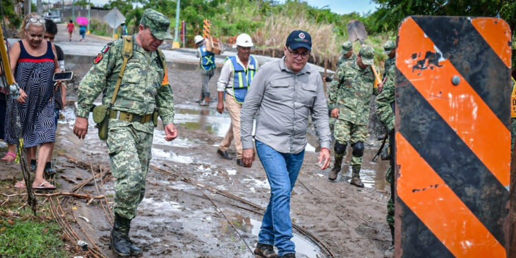 ¡Prueba superada! Le agradecemos al alcalde por realizar esta obra, sirvió para no inundarnos”, María del Carmen Valdez