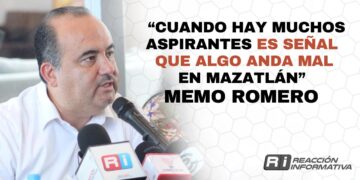 “Cuando hay muchos aspirantes es señal que algo anda mal en Mazatlán”: Memo Romero