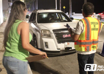 Juez cívico sanciona a 40 personas por conducir con aliento alcohólico, cuatro mas fueron llevados al área de celdas