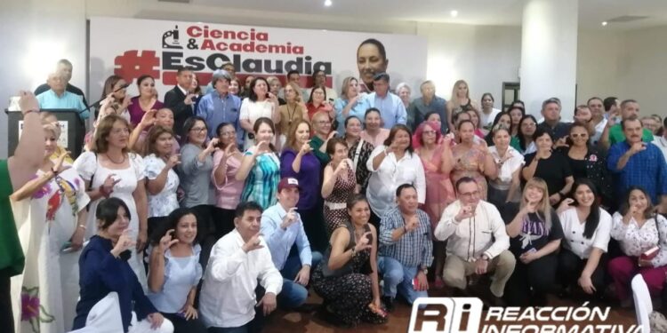 Se manifiestan en favor de Claudia Sheinbaum Científicos y Académicos de Culiacán