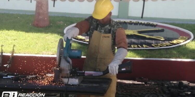Destruye ejército 232 armas de fuego que fueron decomisadas en Culiacán