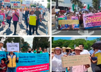 Protestan en México contra los libros de texto de la SEP