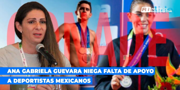 Ana Gabriela Guevara niega falta de apoyo a deportistas mexicanos