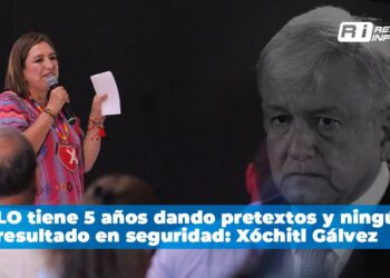 AMLO tiene 5 años dando pretextos y ningún resultado en seguridad: Xóchitl Gálvez
