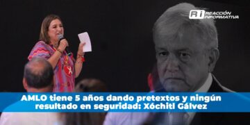 AMLO tiene 5 años dando pretextos y ningún resultado en seguridad: Xóchitl Gálvez