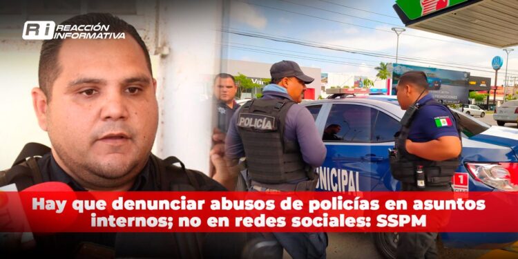 Hay que denunciar abusos de policías en asuntos internos; no en redes sociales: SSPM
