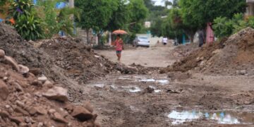 Avanza obra de pavimentación en Villa Unión