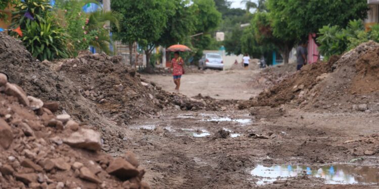 Avanza obra de pavimentación en Villa Unión