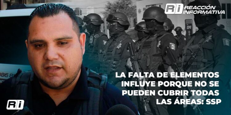 La falta de elementos influye porque no se pueden cubrir todas las áreas: SSP
