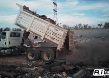 Sanción económica para transportistas que tiren escombro en la periferia de la ciudad