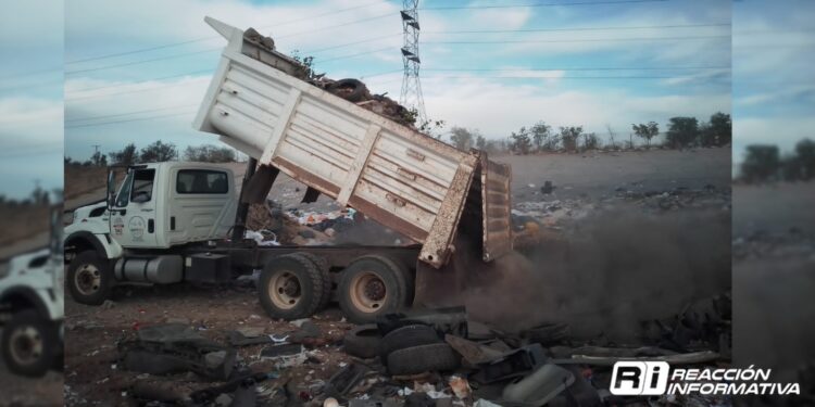 Sanción económica para transportistas que tiren escombro en la periferia de la ciudad