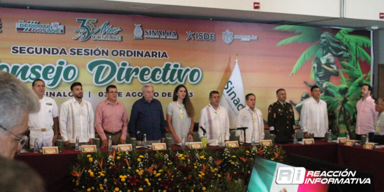 Instalan en Mazatlán Segunda Sesión Ordinaria del Consejo Directivo del SINADE 2023