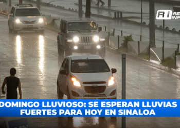 DOMINGO LLUVIOSO: Se esperan lluvias fuertes para hoy en Sinaloa