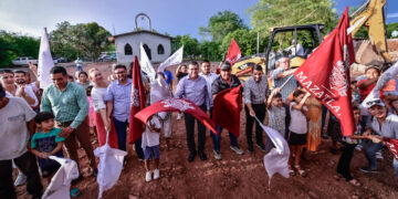 ¡Caleritas tendrá Plazuela! El Gobierno de Mazatlán arranca obra que beneficiará a los habitantes de esa comunidad