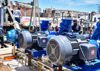 ¡Llegaron a tiempo! Nuevos equipos de bombeo son instalados en Cárcamo 4 norte