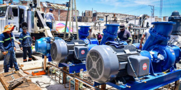 ¡Llegaron a tiempo! Nuevos equipos de bombeo son instalados en Cárcamo 4 norte