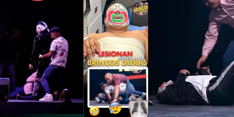 VIDEO | Brincos Dieras resulta lesionado tras presentación