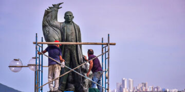 Avanza la rehabilitación de monumentos en la zona de Olas Altas