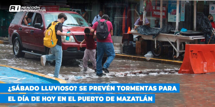 ¿Sábado lluvioso? Se prevén tormentas para el día de hoy en el puerto de Mazatlán
