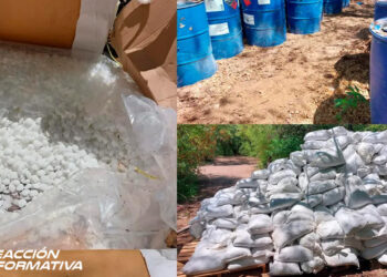 Aseguran en Sonora tres toneladas de presunta metanfetamina