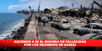 Asciende a 93 el número de fallecidos por los incendios en Hawái
